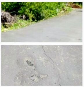 kondisi jalan usai dikerjakan