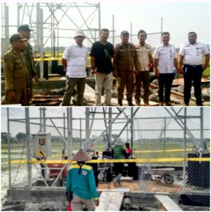 Momen Satpol PP dan Dinas terkait sidak diproyek pemasangan tower