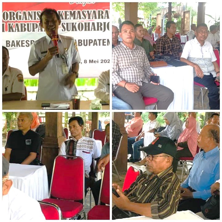 Detik detik Plt Kepala Kesbangpol Budi Santoso,SE, MM memberikan sambutan