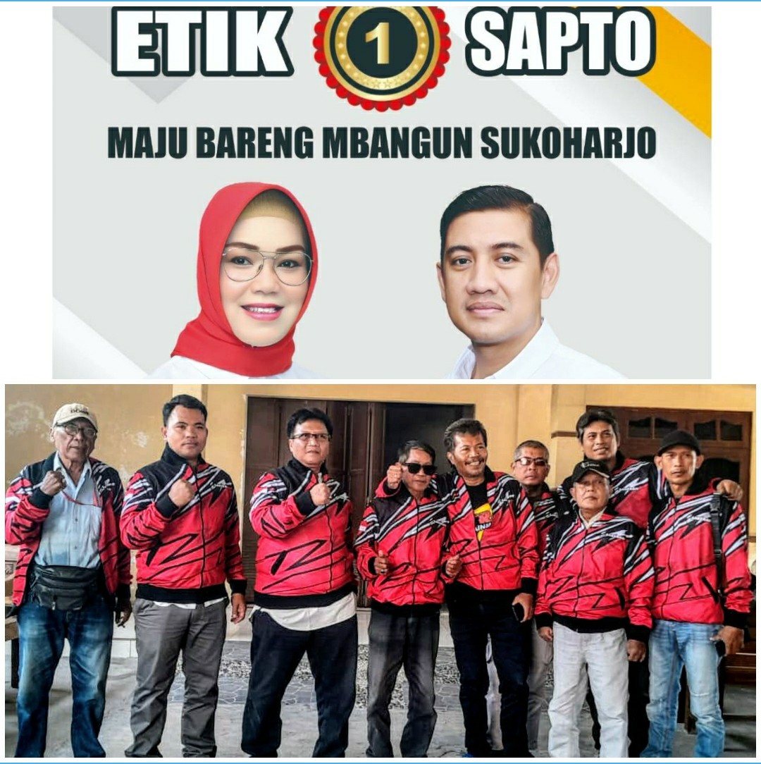 Cabup Hj.Etik Suryani, SE, MM dan Cawabup Eko Sapto Purnomo, SE serta Eksistensi Tim Sakerah..