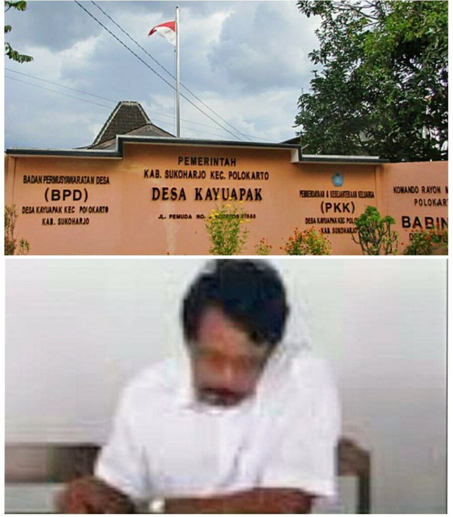 Kades Ngombakan Sumidi, kangkangi regulasi.