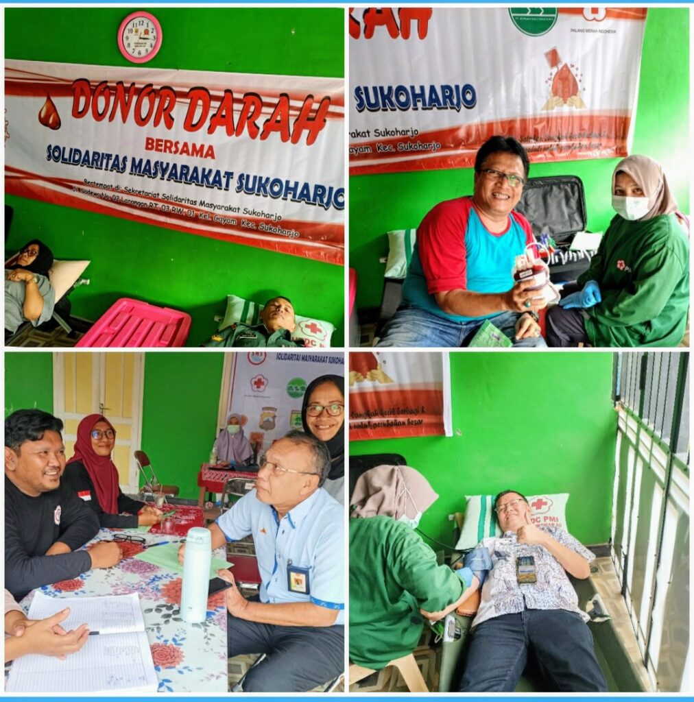 Momen Kegiatan Ketua LSM SMS, Bhakti Sosial Donor Darah (Kacamata Berkaos)