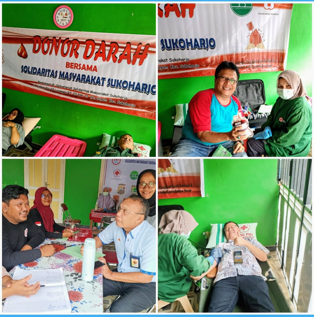 Momen Kegiatan Ketua LSM SMS, Bhakti Sosial Donor Darah (Kacamata Berkaos)