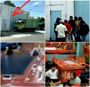 Momen penggrebegan dan lokasi Gudang SB